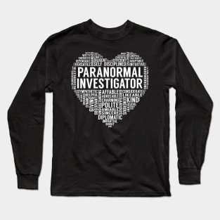 Paranormal Investigator Heart Long Sleeve T-Shirt